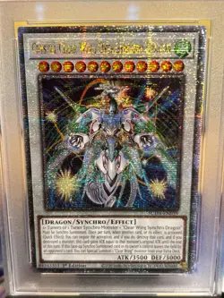 PSA 9 1ST EDITION-Quarter Century Yu-Gi-Oh 2025 Crys Clr Wng/Sync Drg #EN039 - Image 7