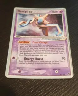 Pokemon EX Deoxys Holo Deoxys Vintage 2005 Card 97/107 Rare English - Image 2