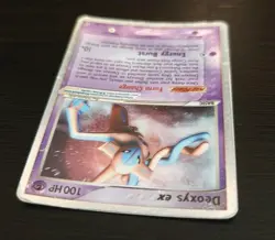 Pokemon EX Deoxys Holo Deoxys Vintage 2005 Card 97/107 Rare English - Image 4