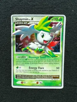 PokÃ©mon TCG Shaymin LV.X Black Star Promotional Holo Card DP39 - Image 1