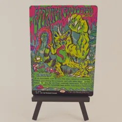 MTG Eldritch Evolution Neon Ink Green Pink Secret Lair #1414 NM Magic Card - Image 1