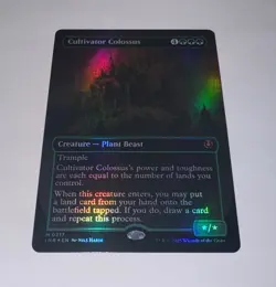 Magic MtG: *Borderless Foil* Cultivator Colossus (Innistrad Remastered) NM - Image 1