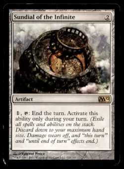 MTG Sundial of the Infinite M12 Moderate Play Regular Magic the Gathering - Image 1