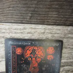Magic The Gathering MTG Sorceress Queen Arabian Nights MP Good Ungraded - Image 5
