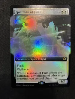 MTG - Guardian of Faith (Extended Art) Adventures in the Forgotten Realms FOIL - Image 1