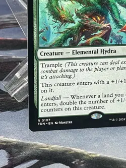 MTG Mossborn Hydra RARE Foundations Regular 107 NM/Mint - Image 5