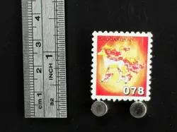 Rapidash Pokemon Stamp Card Japanese Shogakukan Nintendo Game Anime TCG E - Image 2