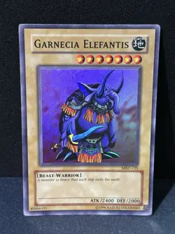Yugioh Garnecia Elefantis MRD-125 Super Rare Holo Original Print Vintage - Image 1
