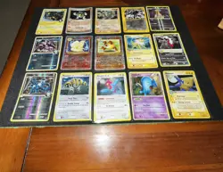 Pokemon Card Lot Of 15 Cards. Reverse Holos, Holos And 1 Ex Card. - Image 1