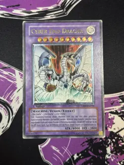 Yugioh Cyber End Dragon CRV-EN036 Ultimate Rare 1st Edition German MP - Image 3