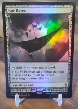 MTG FOIL Kor Haven Zendikar Expeditions NM MINT Magic the Gathering Card - Image 1