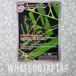 Pokemon Card Team Rockets Spidops 187/182 Secret Rare SV Destined Rivals LP - Image 1