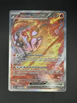 Team Rockets Moltres EX Destined Rivals 229/182 Secret Art Rare Card - Image 1