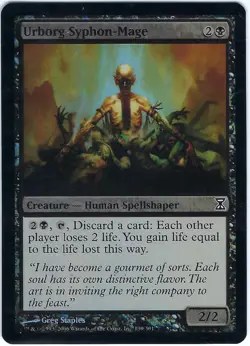 FOIL Urborg SyphonMage Time Spiral Common – MTG Magic the Gathering Card - Image 1
