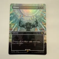 Ultima FOIL Borderless 328 Final Fantasy FIN MTG Rare Unplayed Sorcery Mint M/NM - Image 1