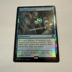 Training Grounds FOIL 0009 March of the Machine Aftermath MAT MTG Rare Unplayed - Image 3