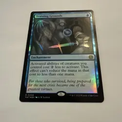 Training Grounds FOIL 0009 March of the Machine Aftermath MAT MTG Rare Unplayed - Image 4