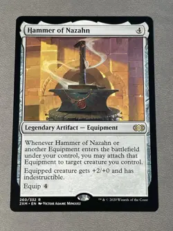 Hammer of Nazahn English Double Masters MTG Magic NM regular - Image 1