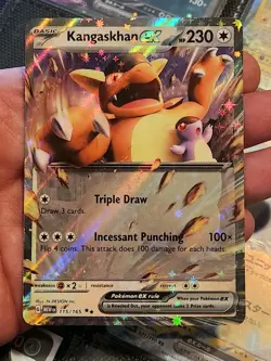 Pokemon Kangaskhan EX RR Holo Card 115/165 SV2a Scarlet & Violet 151 Series - Image 1