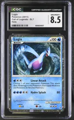 CGC 8.5 Lugia 2011 Call of Legends SL7 Holo Pokemon Card - Image 1