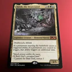 [1x] Yarok, the Desecrated Near Mint, English Core Set 2020 MTG Magic - Image 1