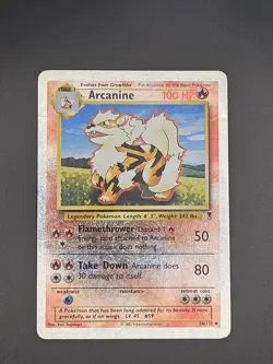 Pokémon TCG Arcanine Legendary Collection Reverse Holo Uncommon Card 36/110 - Image 1
