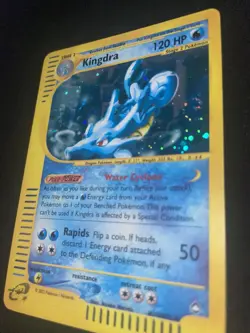 Kingdra H14/H32 Aquapolis Holo Rare Pokemon TCG Nintendo r-reader vintage - Image 2