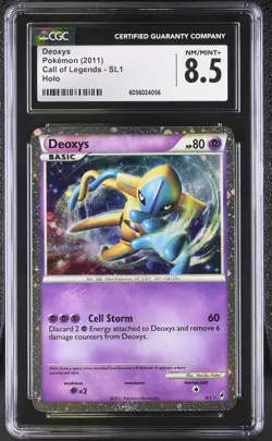 CGC 8.5 Deoxys 2011 Call of Legends SL1 Holo Pokemon Card - Image 1