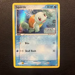 Squirtle EX Crystal Guardians 63/100 Reverse Holo Stamped Pokemon Card NM /vlp - Image 1