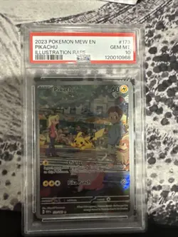 Pokemon TCG Scarlet & Violet 151 Pikachu Card PSA 10 Gem Mint - Image 1
