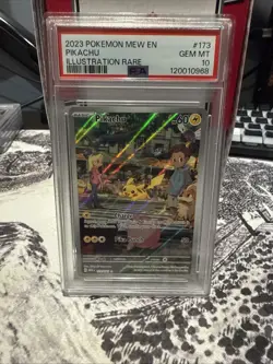 Pokemon TCG Scarlet & Violet 151 Pikachu Card PSA 10 Gem Mint - Image 3