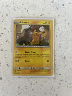 Pokemon Pikachu TCG SM234 Black Star Promo Holo Card NM Condition - Image 1