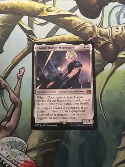 MTG: Cloud, Midgar Mercenary (0010) Final Fantasy PR0XY NM - Image 1