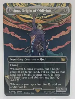 ULTIMA, ORIGIN OF OBLIVION (Borderless) R #324 MTG Final Fantasy FIN EN RARE - Image 1