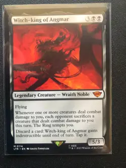Witch King of Angmar: the Lord of the Rings LP Regular MTG Magic the Gathering - Image 1