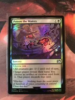 MTG Poison the Waters FOIL Final Fantasy FIN 0111 NM - Image 1