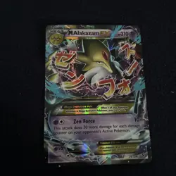 Pokemon Holo Foil Mega M Alakazam EX 26/124 XY Fates Collide NM-LP Condition - Image 1