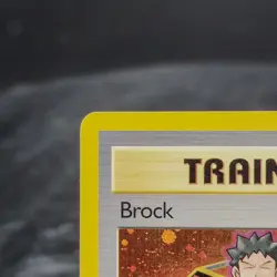 Pokemon Card Brock Trainer 15/132 Gym Heroes Holo Rare WOTC Vintage EXC/NM - Image 2