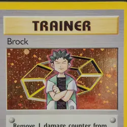 Pokemon Card Brock Trainer 15/132 Gym Heroes Holo Rare WOTC Vintage EXC/NM - Image 6