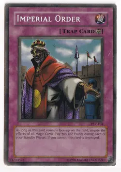 Imperial Order PSV-EN104 Pharaoh's Servant Unlimited Secret Rare Yugioh Card HP - Image 1