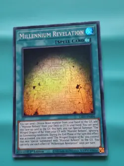 Yugioh - Millennium Revelation Super Rare 1st Edition LED7-EN006 LP - Image 1