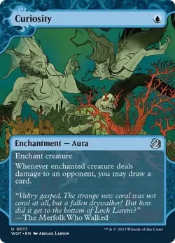 Curiosity NM Wilds of Eldraine: Enchanting Tales [WOT] MTG Regular Uncommon Mint - Image 1
