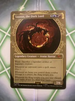 Sauron, the Dark Lord MTG Tales of Middle Earth Mythic Showcase - NM/M - 329 - Image 1