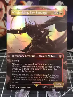 Witch-king, Sky Scourge (Borderless) Commander: the Lord of the Rings: Tales of Middle-Earth Foil - Image 4