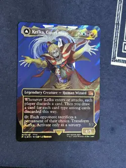 Kefka, Court Mage (Borderless) (Surge Foil) (0543) Final Fantasy Foil - Image 3