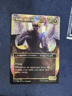 Kefka, Court Mage (Borderless) (Surge Foil) (0543) Final Fantasy Foil - Image 4