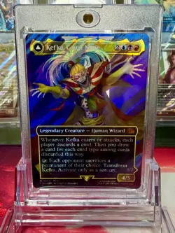 Kefka, Court Mage (Borderless) (Surge Foil) (0543) Final Fantasy Foil - Image 1