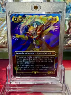 Kefka, Court Mage (Borderless) (Surge Foil) (0543) Final Fantasy Foil - Image 3