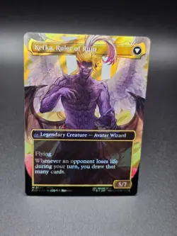 Kefka, Court Mage (Borderless) (Surge Foil) (0543) Final Fantasy Foil - Image 3
