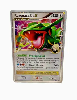 Rayquaza C DP47 Rare Diamond & Pearl Black Star Promo Holo Pokemon Card TCG - Image 1